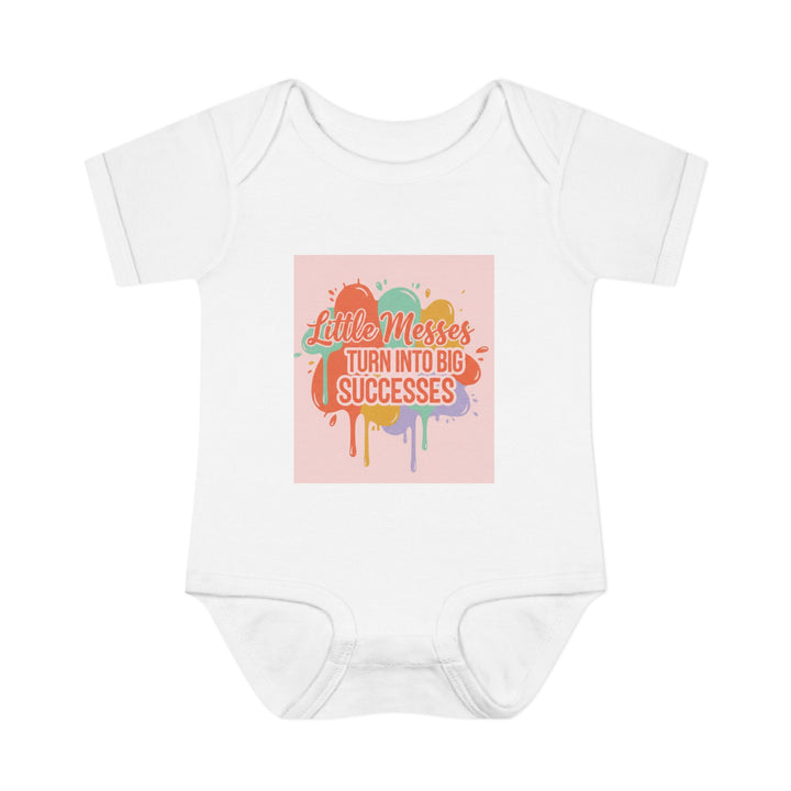 Little Messes Turn Into Big Successes Infant Bodysuit | Cute Baby Graphic