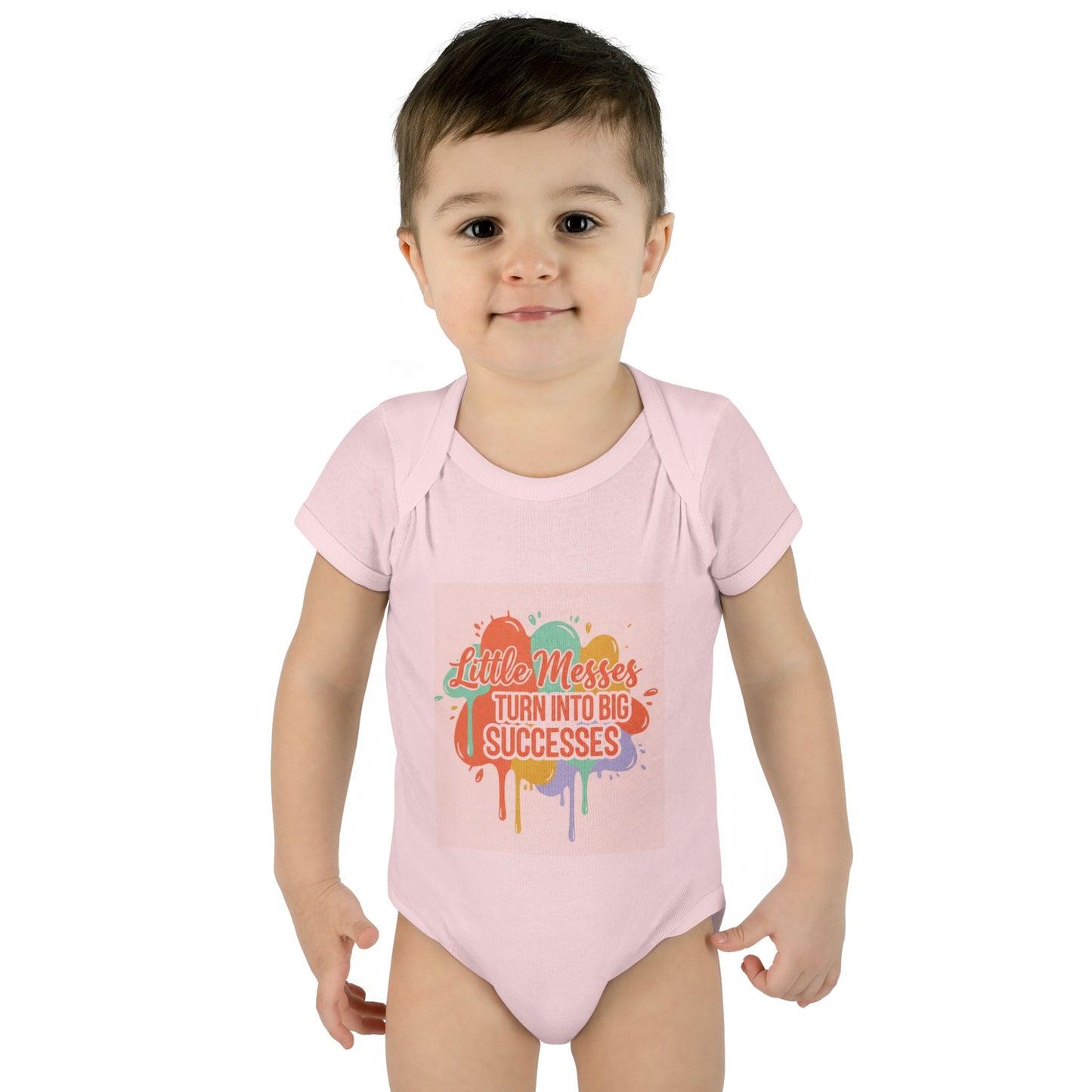Little Messes Turn Into Big Successes Infant Bodysuit | Cute Baby Graphic