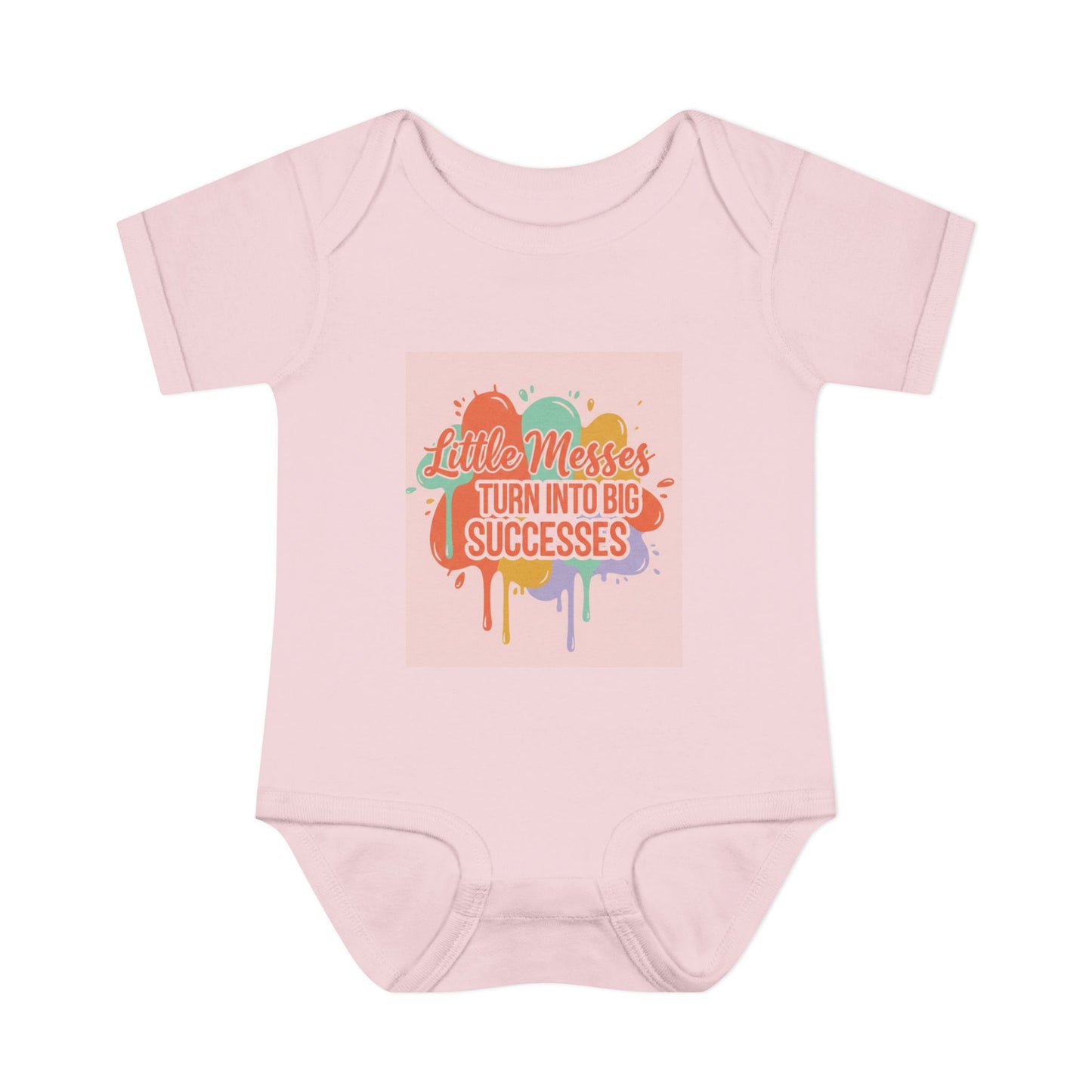 Little Messes Turn Into Big Successes Infant Bodysuit | Cute Baby Graphic