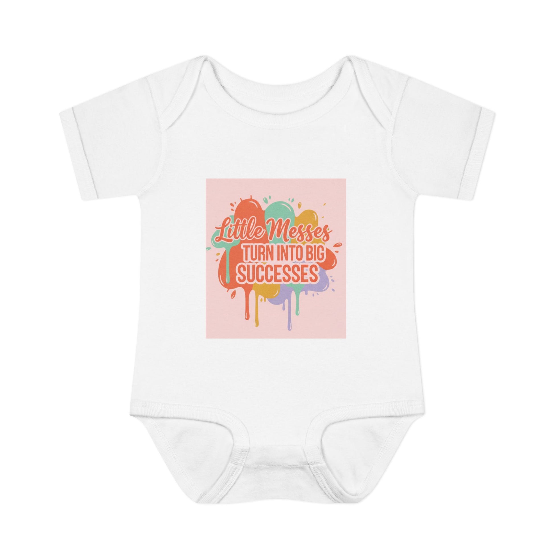 Little Messes Turn Into Big Successes Infant Bodysuit | Cute Baby Graphic