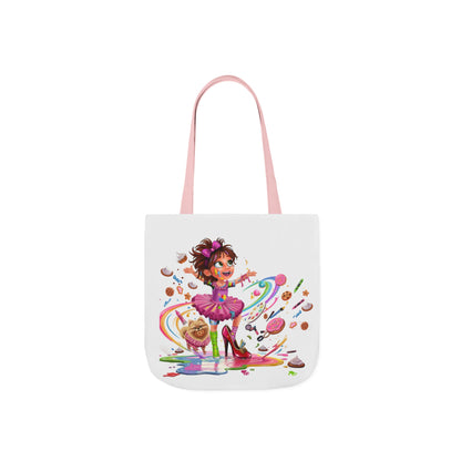 Canvas Tote Bag, 5-Color Straps