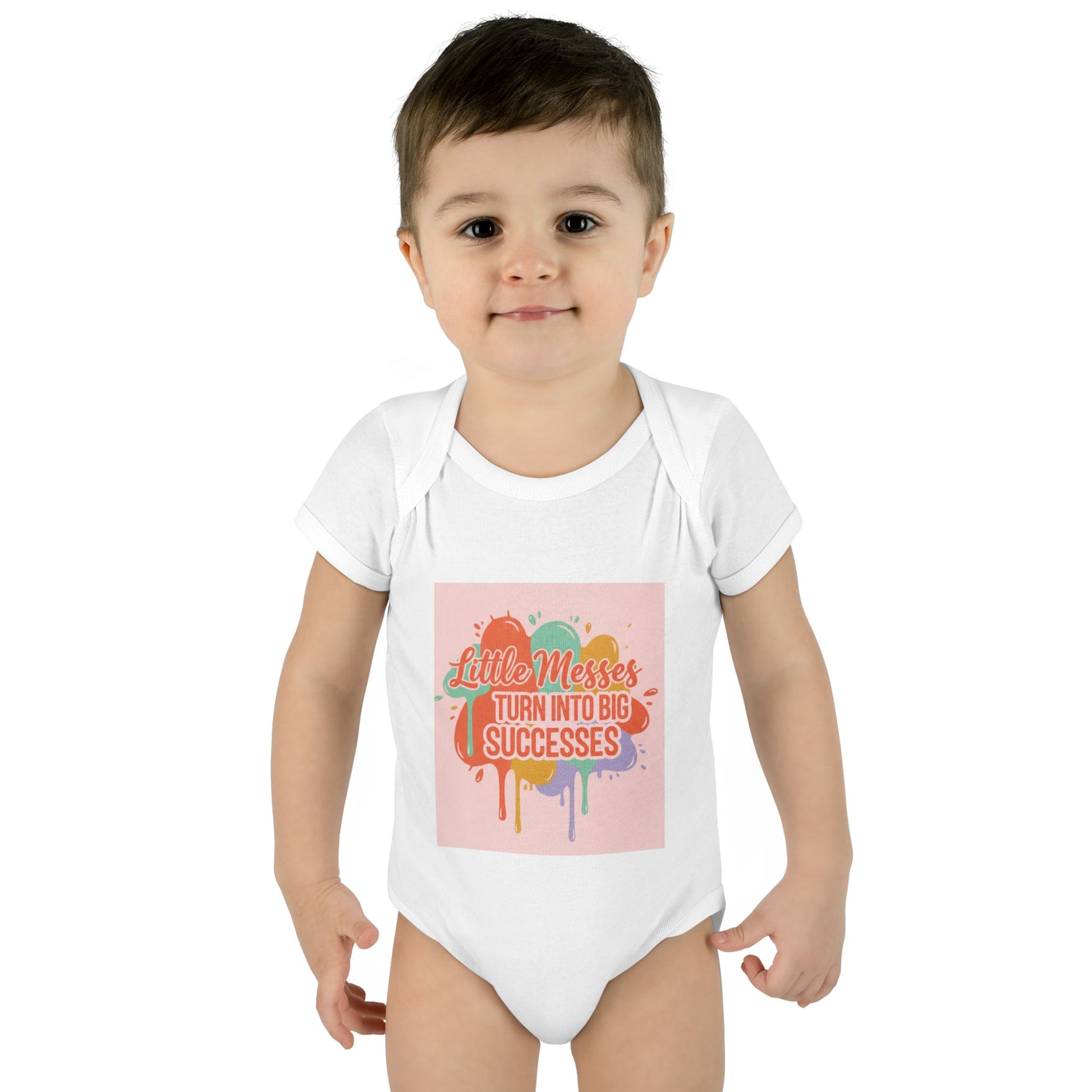 Little Messes Turn Into Big Successes Infant Bodysuit | Cute Baby Graphic