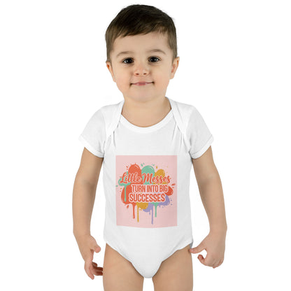 Little Messes Turn Into Big Successes Infant Bodysuit | Cute Baby Graphic
