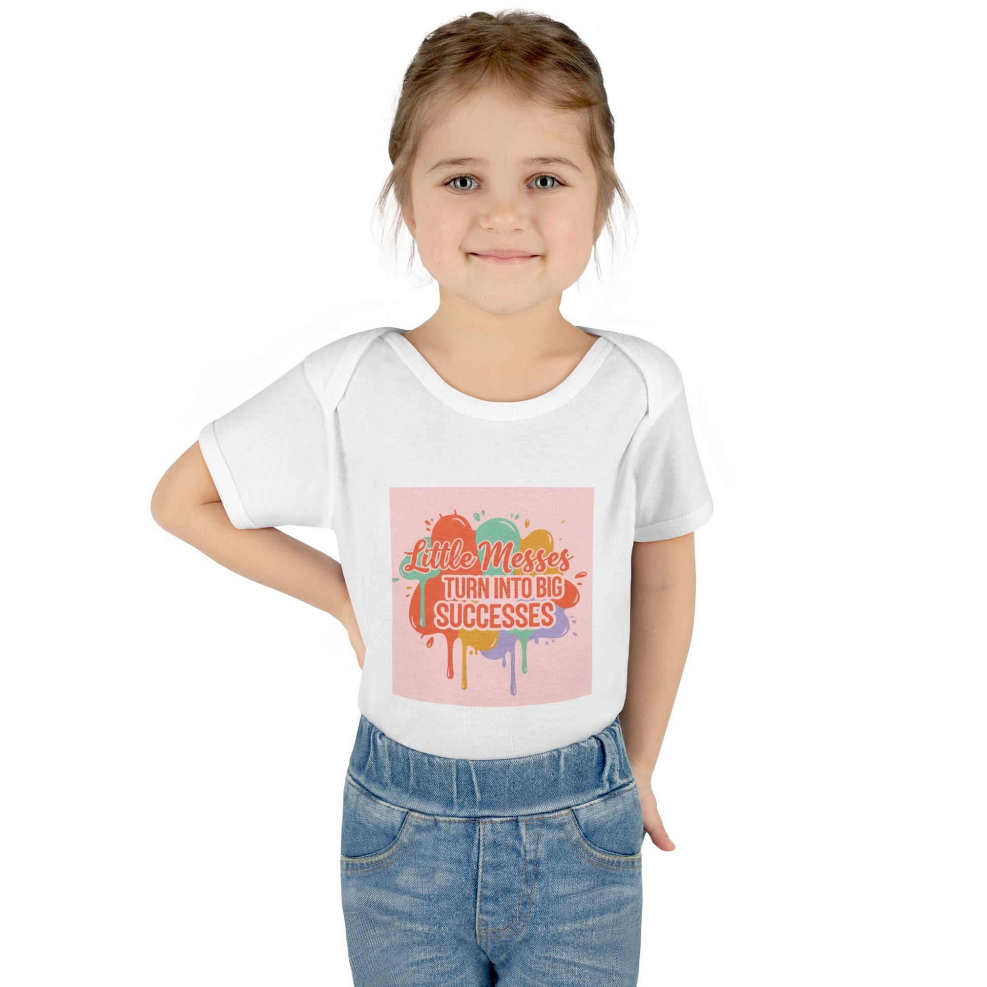 Little Messes Turn Into Big Successes Infant Bodysuit | Cute Baby Graphic
