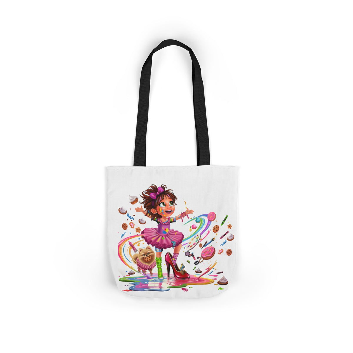 Canvas Tote Bag, 5-Color Straps